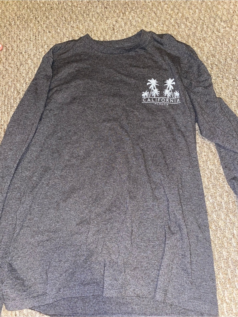 urban pipeline Heather Dark Gray Logo Tee - White Print
